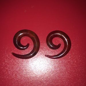 1/2 glass ear weights.